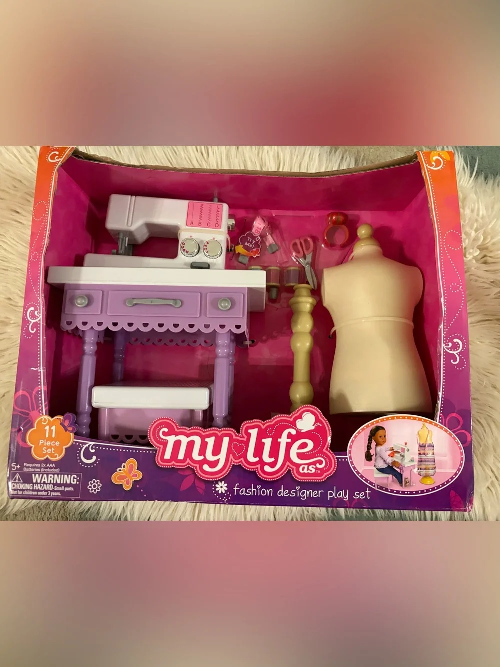My Life 11 pc Fashion Designer Play Set 18” American Girl Dolls Sewing Machine